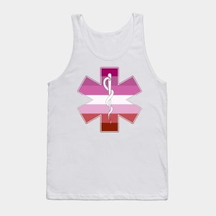 Star of Life Lesbian Pride Tank Top